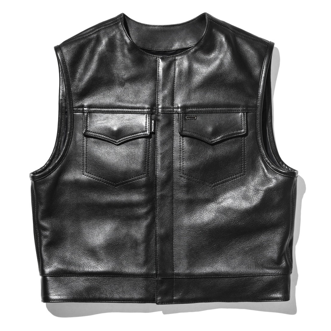 LEATHER VEST